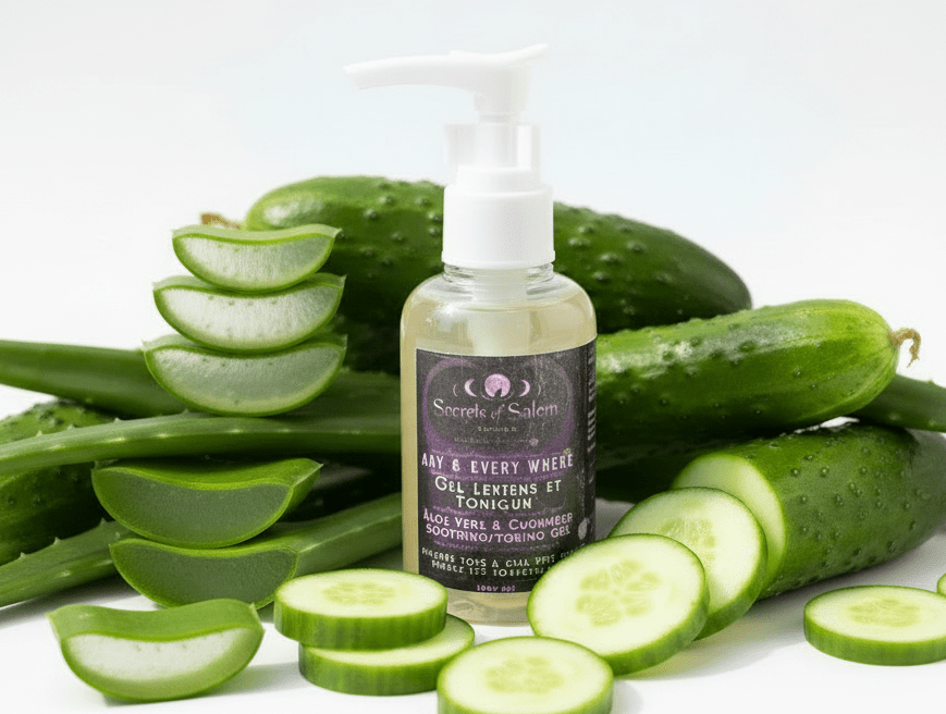 Aloe Vera & Cucumber Soothing/toning Gel - Gel Leniens Et Tonicum - 70ml - Secrets Of Salem
