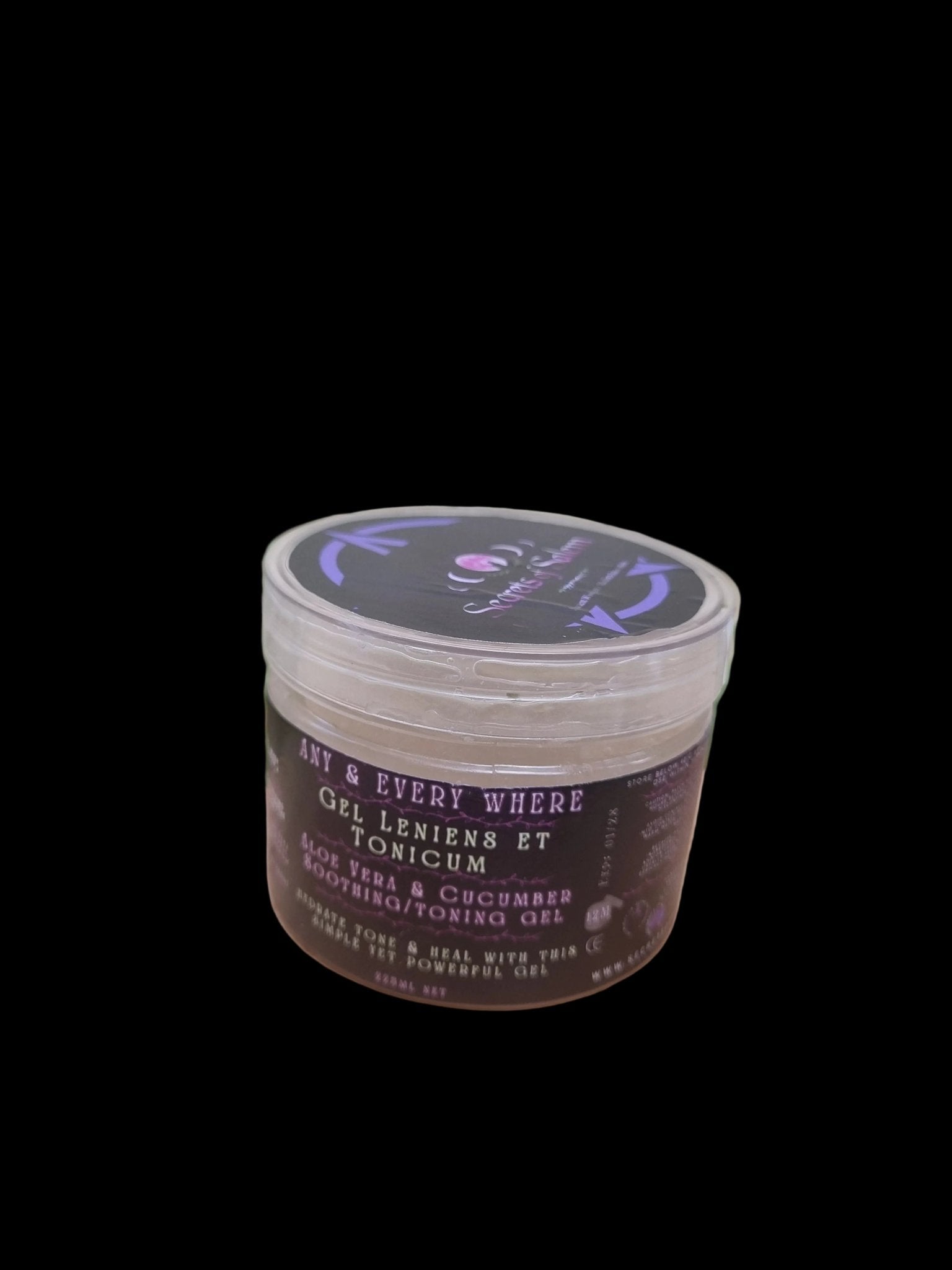 Aloe Vera & Cucumber Soothing/toning Gel - Gel Leniens Et Tonicum - 70ml - Secrets Of Salem