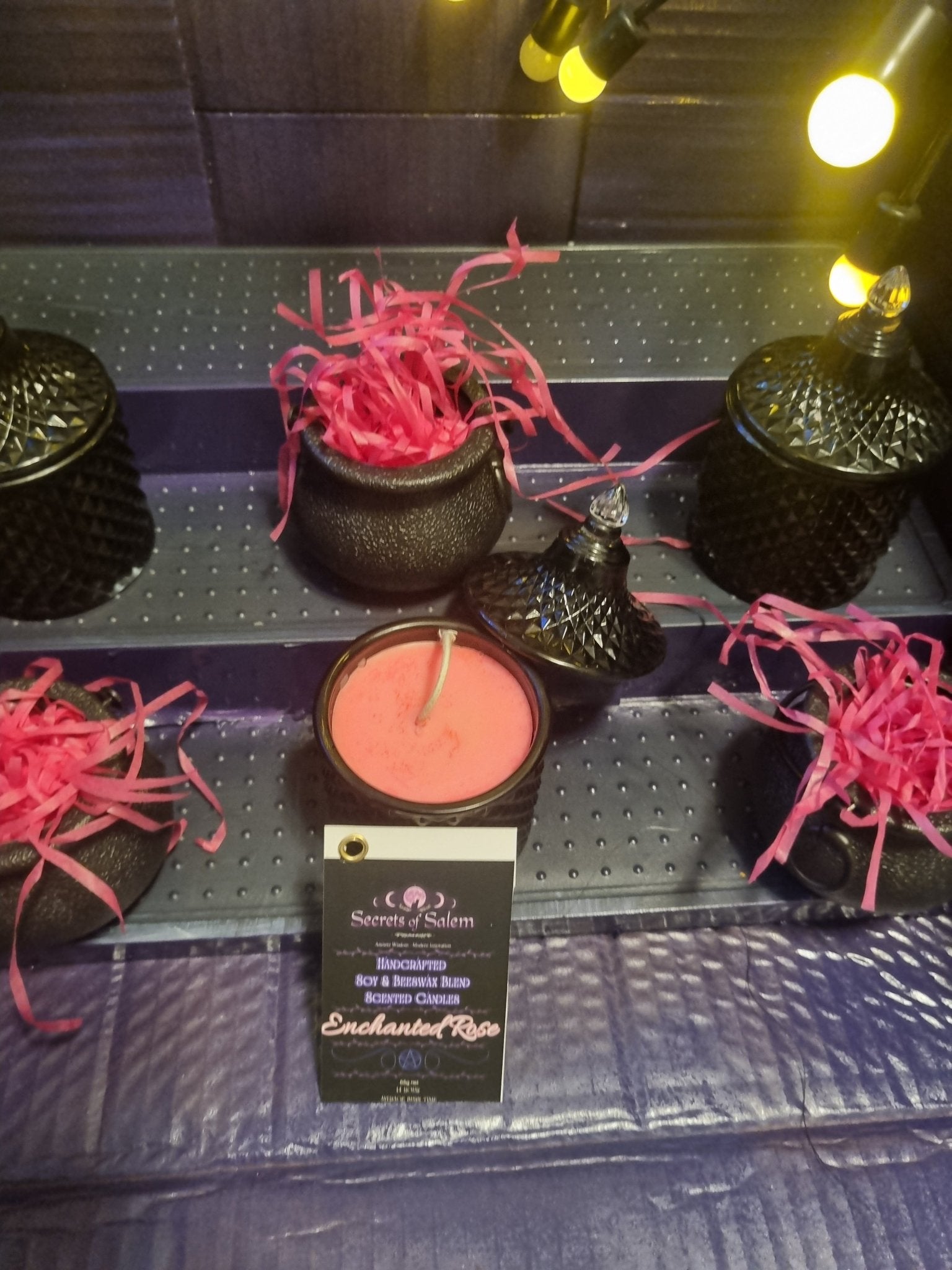 'Enchanted Rose' scented candle - Secrets Of Salem