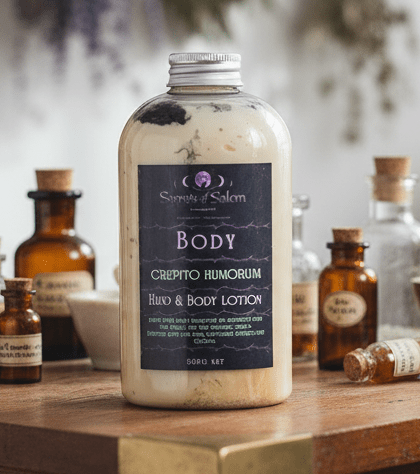 Hand & Body Lotion - Crepito Humorum - Velvet Rose & Oud fragrance - Secrets Of Salem