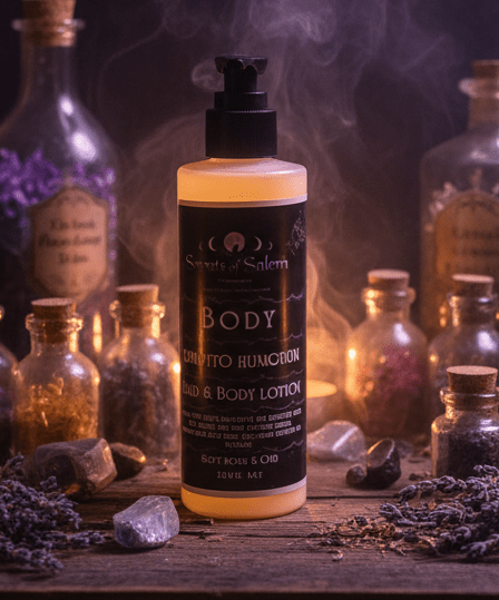 Hand & Body Lotion - Crepito Humorum - Velvet Rose & Oud fragrance - Secrets Of Salem