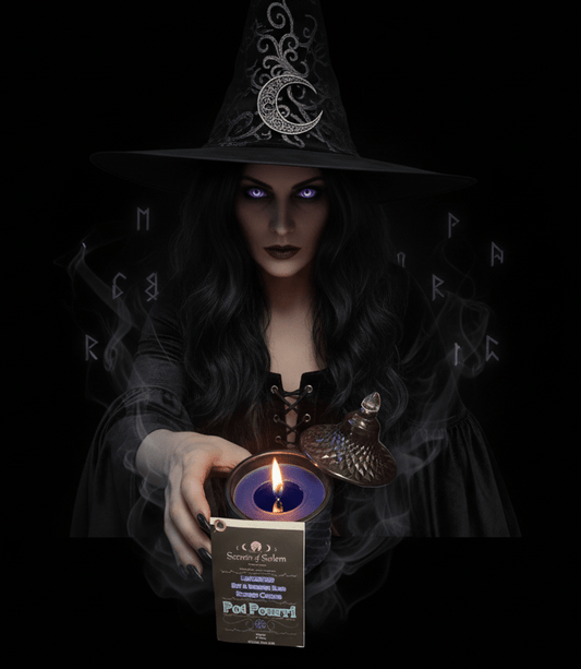 'Pot Pourri' fragranced candle - Secrets Of Salem