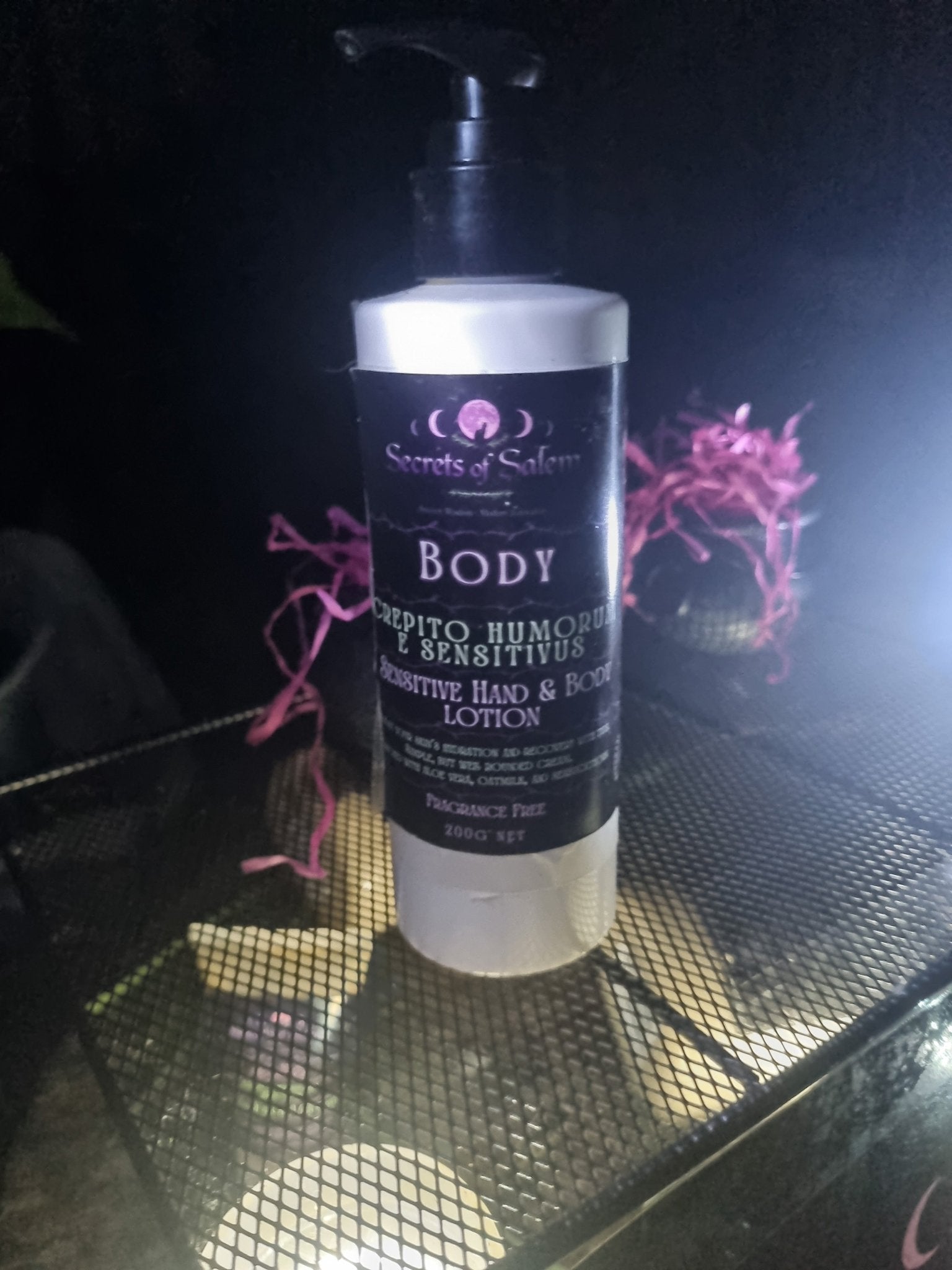 Sensitive Hand & Body lotion - Crepito Humorum E Sensitivus (Fragrance free) - Secrets Of Salem