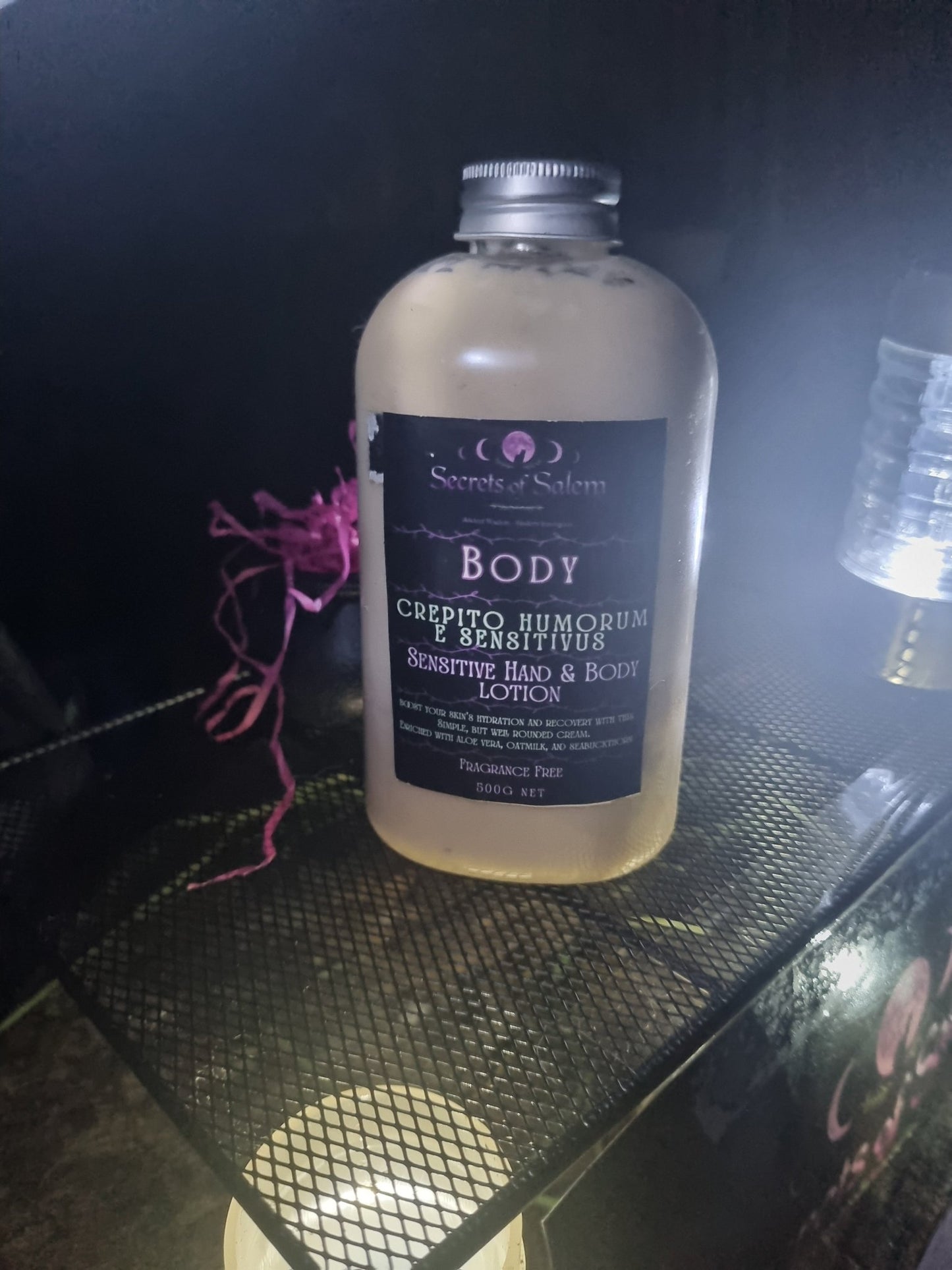 Sensitive Hand & Body lotion - Crepito Humorum E Sensitivus (Fragrance free) - Secrets Of Salem