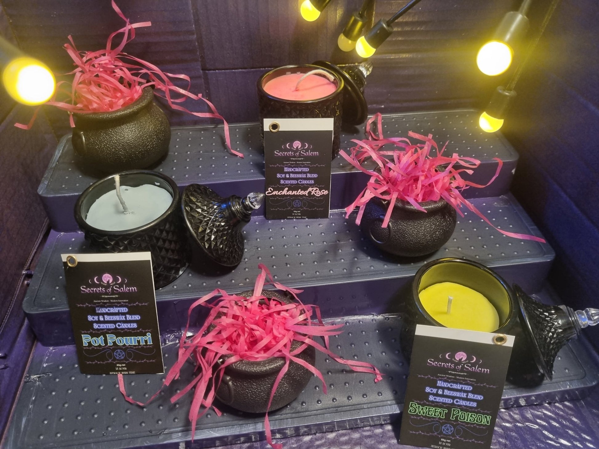 'Sweet Poison' fragranced candle - Secrets Of Salem